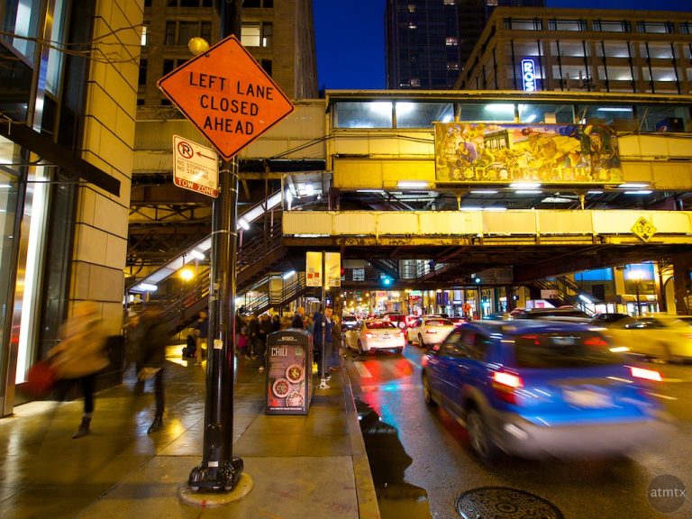 Chicago IL Motion Blur