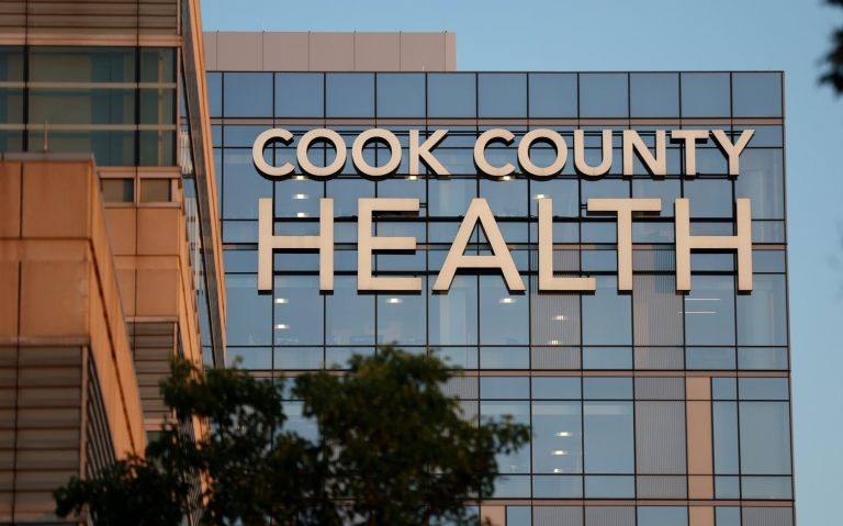 Cook County Health Sign